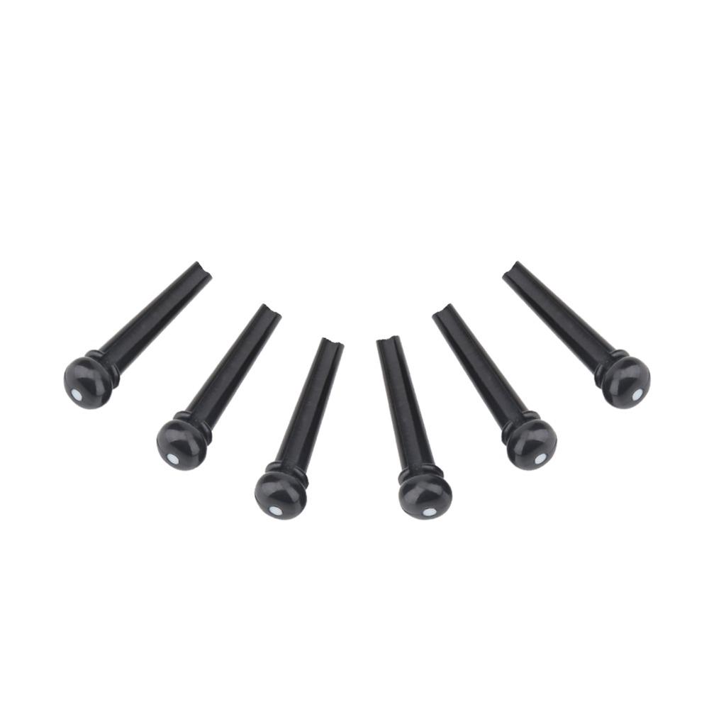 Pink ,Black,White Upper Nut ABS Bottom Saddle Premium Bridge Pins  Guitar Maintenance