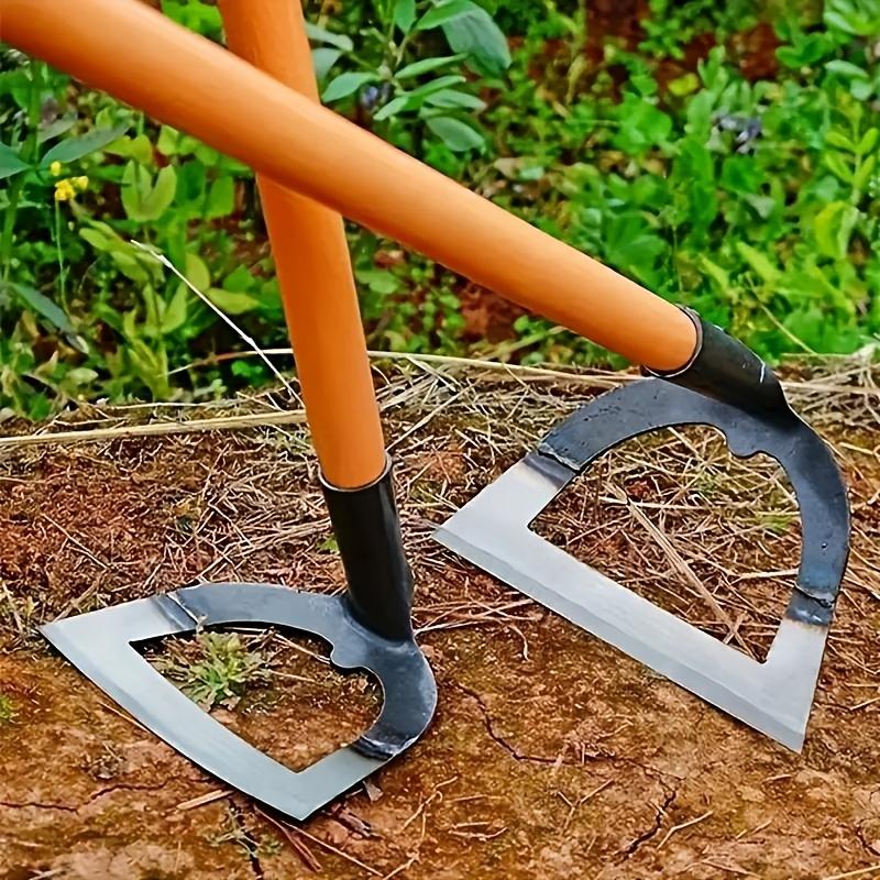 Heavy Duty Manganese Steel Hollow Shovel Large Thick Point Heart-Shape Design Efficient Soil Penetration Gardening Tool gardening tool