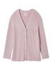 Smooth Rib Cardigan PWNT254021PNKF Temperature-Regulating