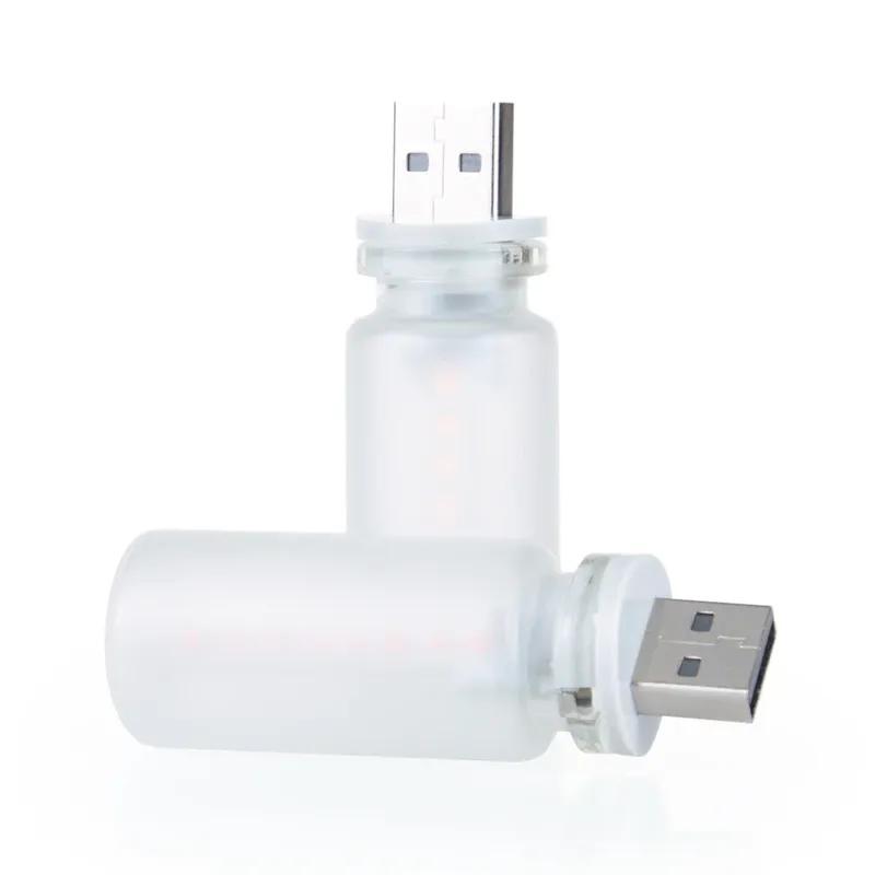 USB Plug And Play Mini Night Light Touch Control Dimmable LED Filament Lamp For Car Bedroom Atmosphere Light