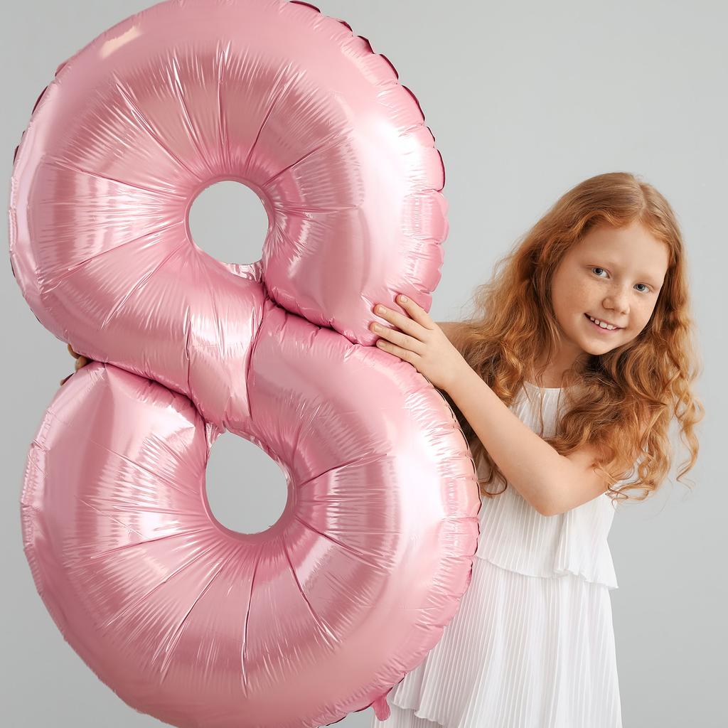 Number Balloons 0 1 2 3 4 5 6 7 8 9 Globos Balls Aluminum Foil Digital Balloon for Birthday Party Wedding Anniversary 40 Inch