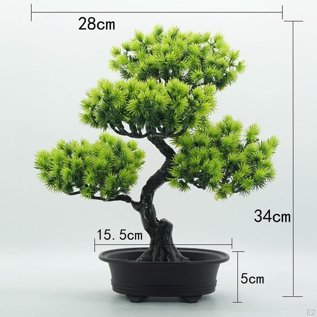Artificial Bonsai Tree Plants Potted Indoor Fake for Table