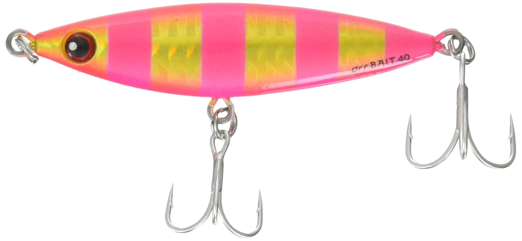 

BuddyWorks Metal Jig Off Bait 40g ZPK Zebra Pinkin