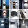 2Pcs LED Wall Light Waterproof Wall Light 6W 12W Outdoor Garden Light AC85-265V Indoor Wall Light Living Room Home Stair Surface Porch Light