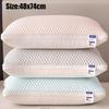 1PC Summer Cooling Ice Silk Pillow Breathable Mesh Edges 3D Ergonomic Cervical Support Pillow Core for Home Hotel 2025 New