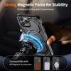 Luxury Magsafe Magnetic Wireless Charging Armor Phone Case For iPhone 16 15 14 13 12 11 Pro Max Plus 16E 16 E Ring Stand Cover