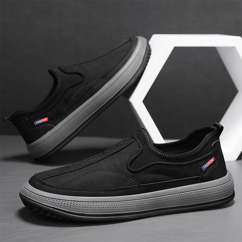 

Мужские мокасины, роскошные повседневные спортивные теннисные кроссовки для мужчин, тенденции 2024 года, удобные парусиновые туфли для активного отдыха на открытом воздухе, слипоны для ходьбы 44 чёрный