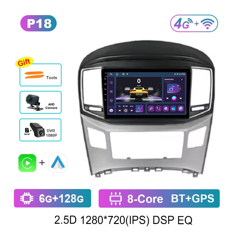 9 Inch Android OS for Hyundai H1 Grand Starex I8000 TQ 2007 - 2015 Car Radio Video Multimedia Player GPS 4G Bluetooth Auto Tools