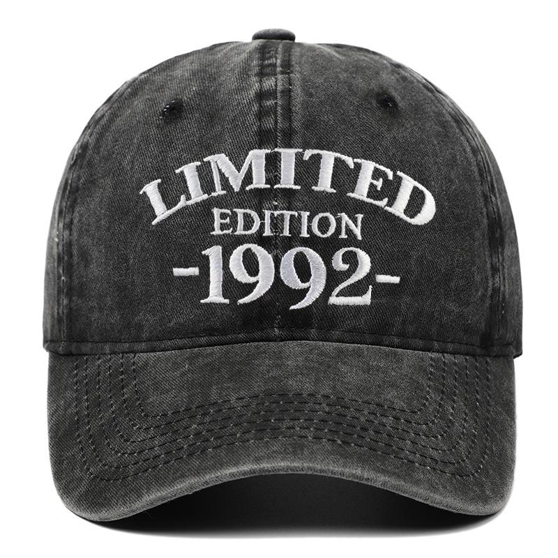 Vintage Birthday Baseball Cap (1990-1997) - Washable Distressed Hat for Men and Women