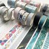 Basic Washi Tape Set 3m Long Creative Masking Tape for Journaling Scrapbooking DIY Decoration Crafts
