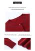 Women's Pure Wool Knit Cardigan - Spring Fashion Casual Round Neck Sweater for Middle-aged Mothers, Autumn/Winter Outerwear