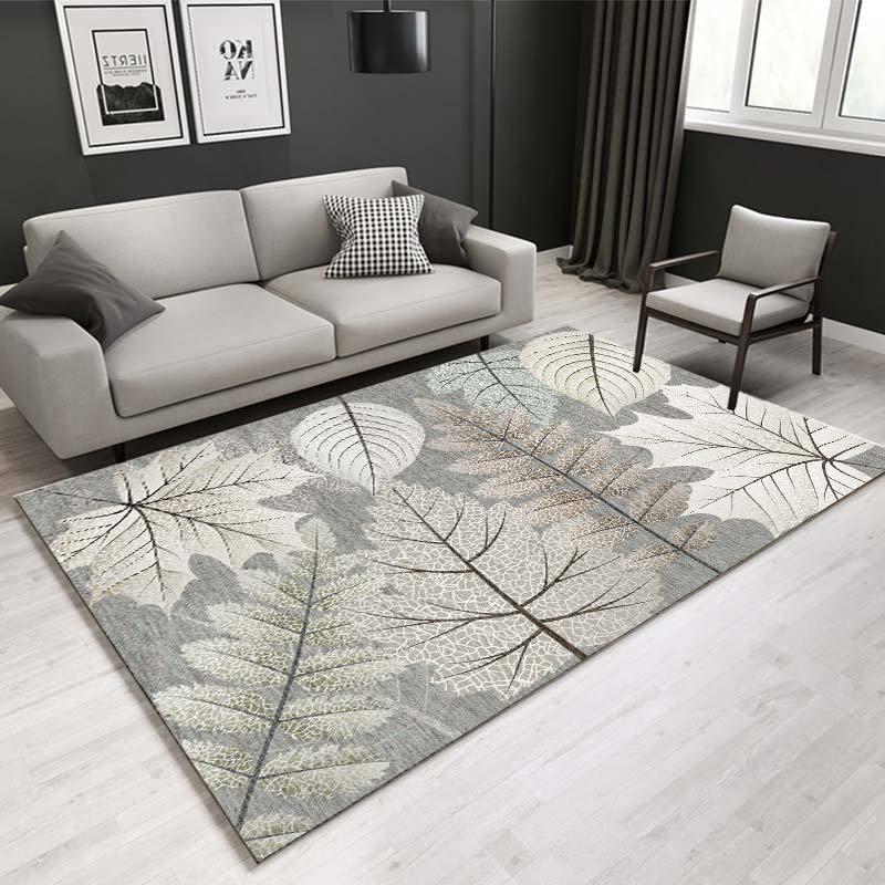 Moderner minimalistischer Teppich ist ein weiches Kissen, das für Wohnzimmer und Schlafzimmer, Küche mit rutschfesten, verschleißfesten Eigenschaften verwendet wird.