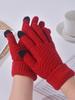 Gloves pineapple gloves cold winter warm gloves student gloves piled thickened riding gloves