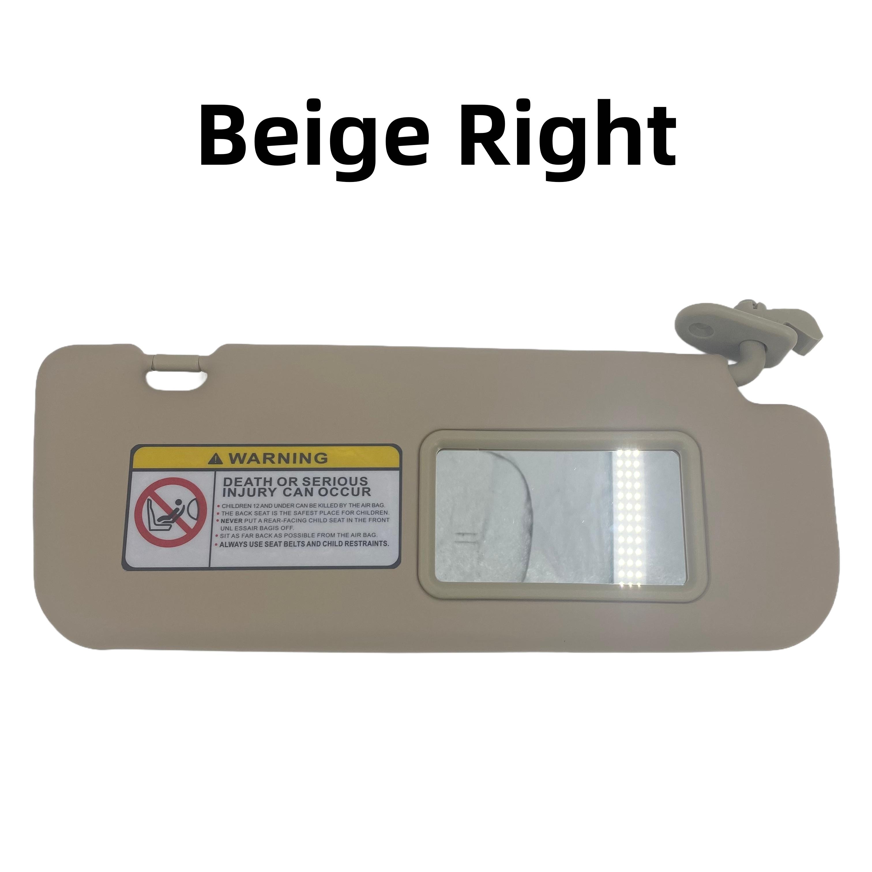 

Car Sun Visor For Hyundai Accent For Verna 2011 2012 2013 2014 2015 With Mirror Left Driver Right Passenger Front Sunshade Panel Beige Right