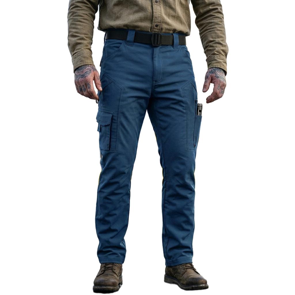 Herren- Cargohose Mehrere Taschen Retro-Farbe für die Arbeit im Freien