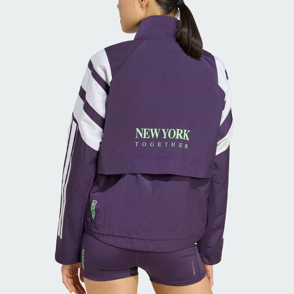 adidas Adizero Logo Zip Running Long Sleeve Jacket Women Jackets JY6994