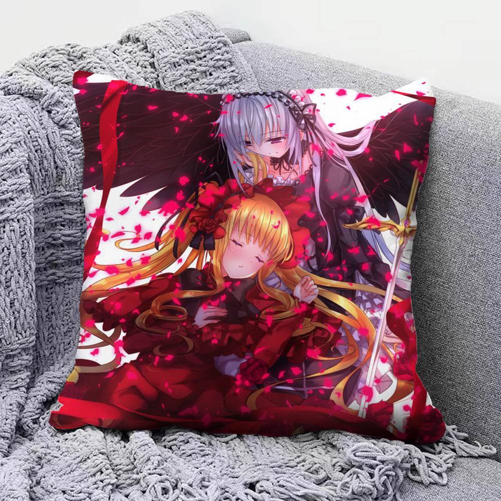 Rozen Maiden Anime Girl Mercury Lampe Home Sofa Cushion Covers and Aecorative Custom Pillow Covers