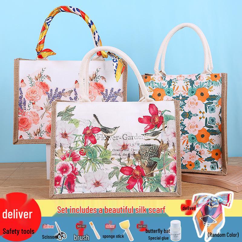 

Spring Festival Kids DIY Decoupage Linen Tote Kit