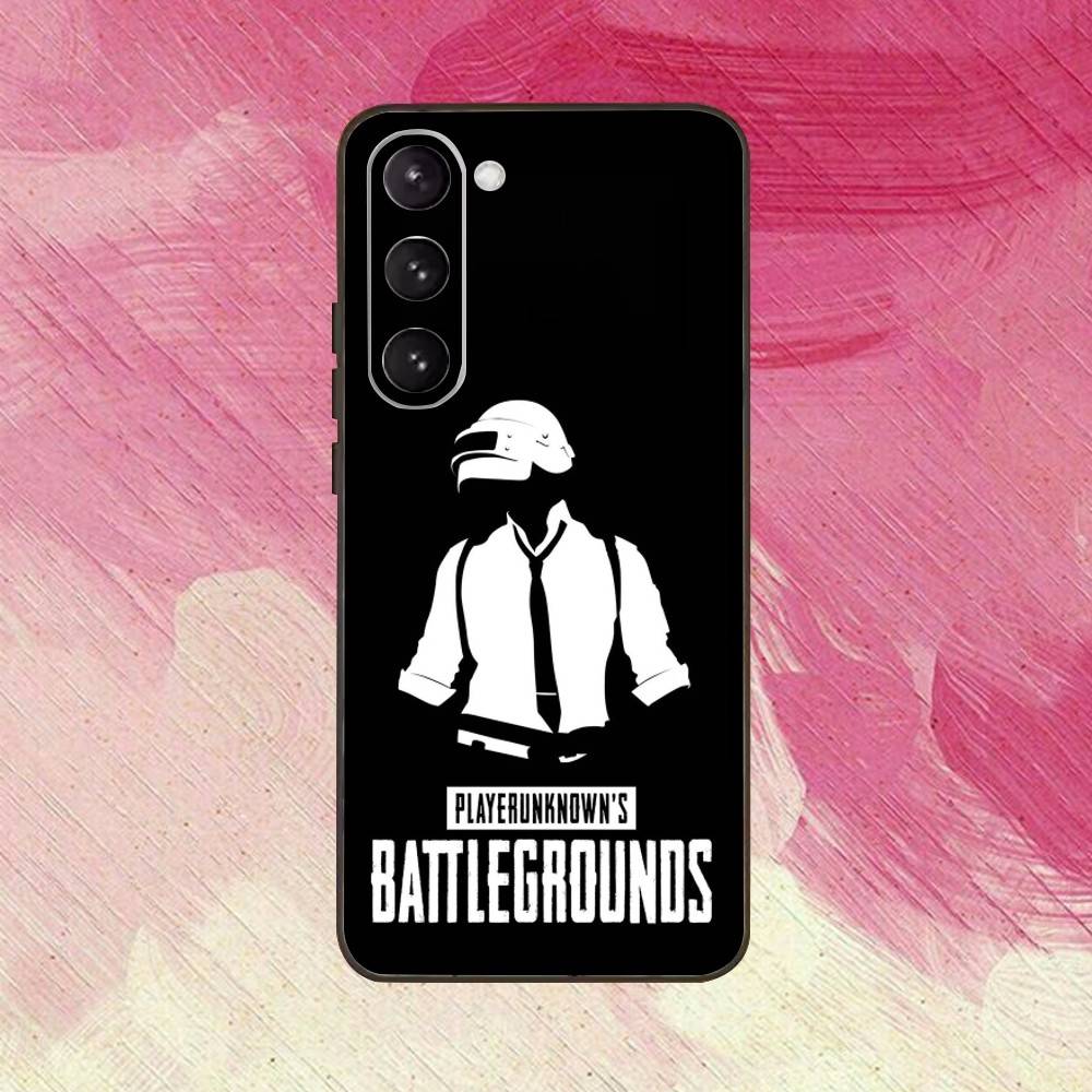 Game P-PUBG-es Phone Case Black Silicone Soft For Samsung Galaxy A73,A72,A71,A70,A53,A52,A51