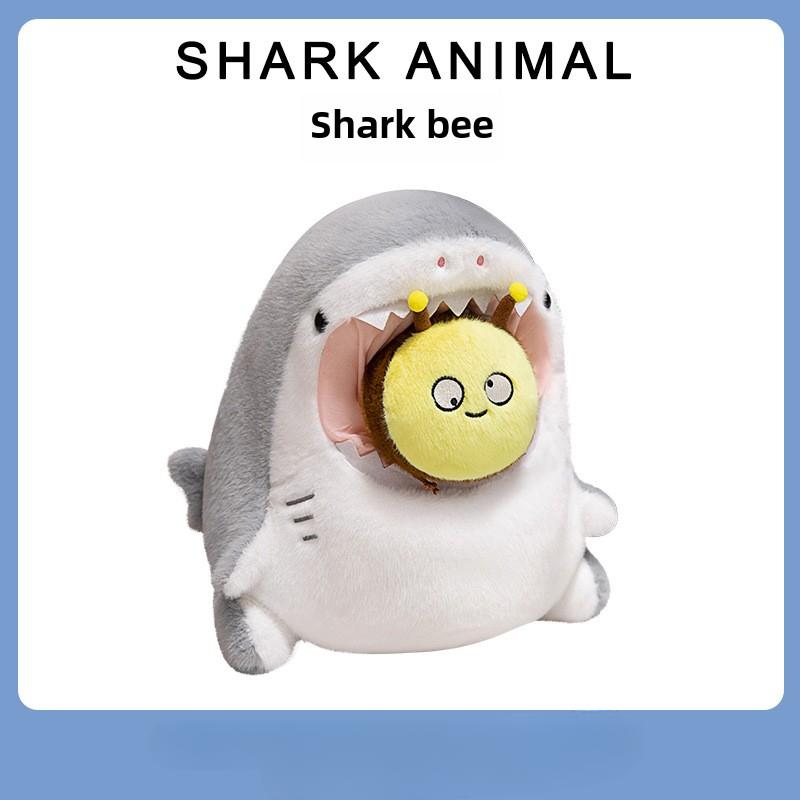Pluszowa zabawka Rekin Kapibara Lalka Kreatywny Rekin Łączenie Pluszowe Lalki