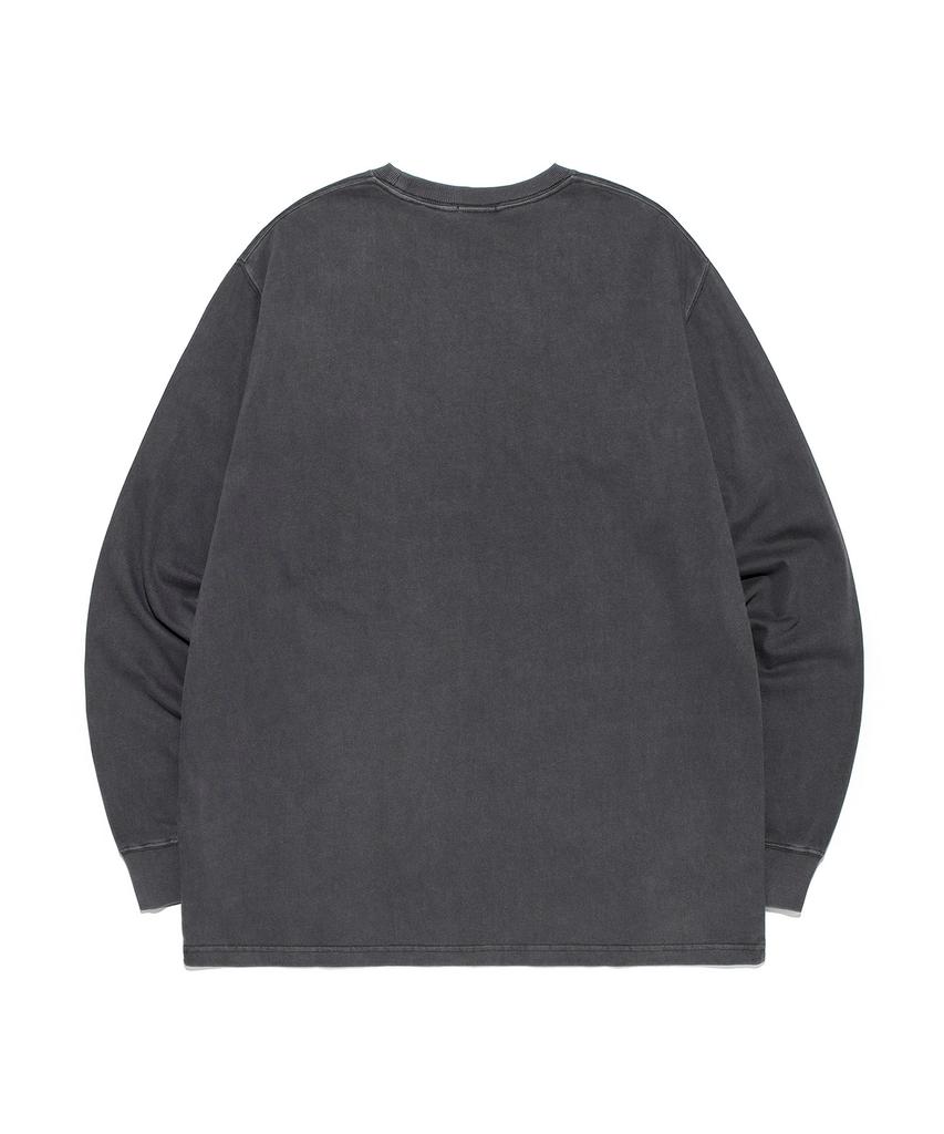 LEE Big Twitch Logo Long Sleeve T-Shirt Pigment Charcoal