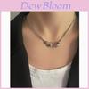 Minimalist Geometric Stainless Steel Double Layer Collar Necklace For Women And Men