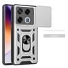 Für Infinix GT 20 Pro Hülle Infinix GT 20 Pro Cover Magnetischer Ringhalter Rüstungs-Handyhülle Schiebe-Kamera-Schutz Rückseite