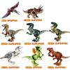 Dinossauros Jurássicos Indominus Rex Conjunto de Blocos de Construção - Brinquedo Modelo DIY Figura de Ação Tiranossauro para Presente de Crianças