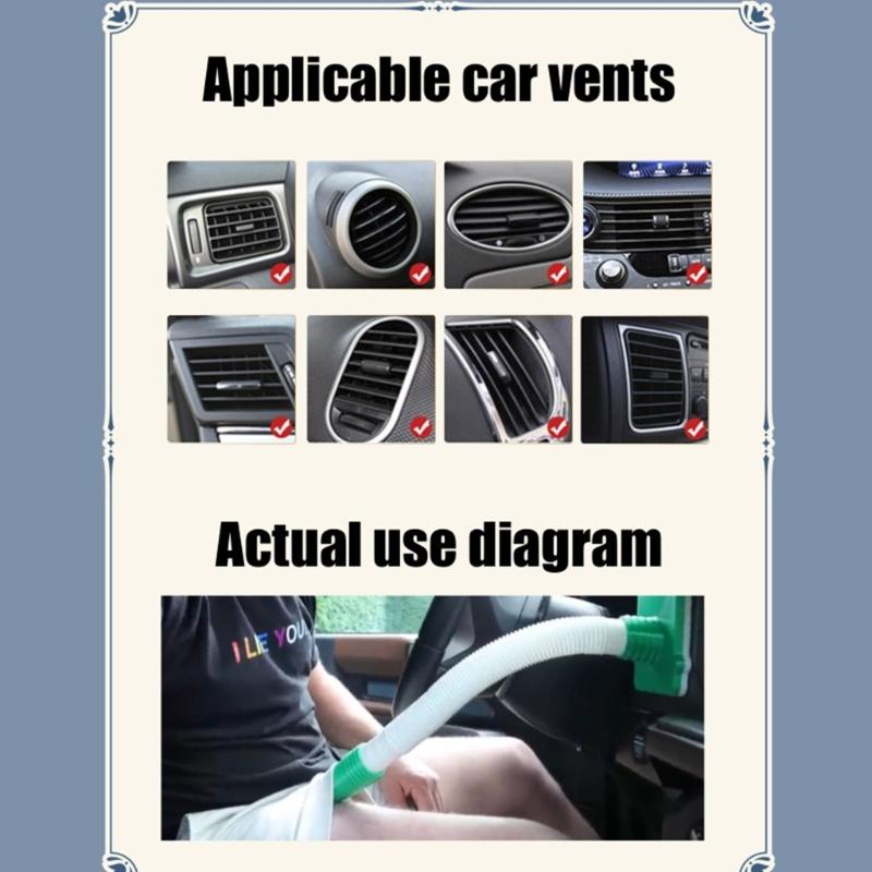 Summer Universal Air Conditioner Extender Hose Keep Cool For Man Ball Cooler Car Air Conditioning Outlet Vent Extensions