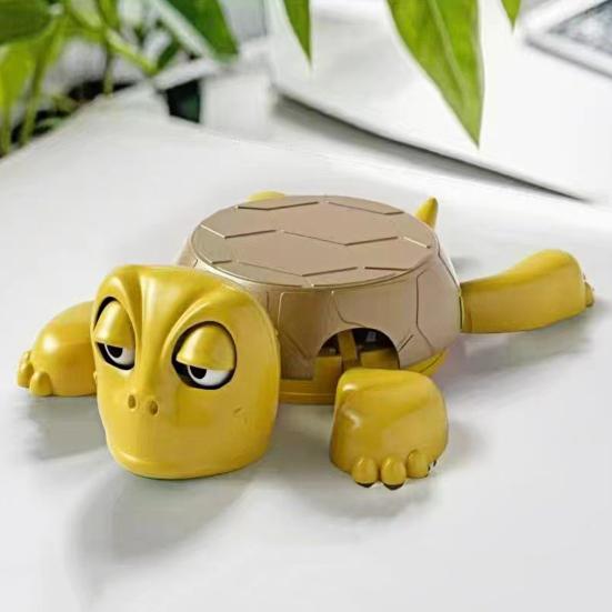 Yousheng Crushed Turtle Coaster 3D Printed Funny Expression Drink Coasters Heat-Resistant Decorative Table Mat Housewarming Gifts for Turtle Lover