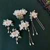 Traditional Chinese Hanfu Hair Accessories Retro Haircomb Bridal Headdress Luxury Long Fringed Hair Clip Hairpins Cosplay