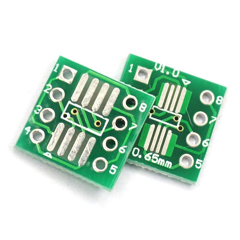 Precise Space SOP8 SSOP8 TSSOP8 Adapter Board Compatible for SOP8 SSOP8 TSSOP8 Chip For Circuit Development 0.65mm