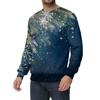 Men's Casual Fashion Printed Round Neck Pullover Sweatshirt