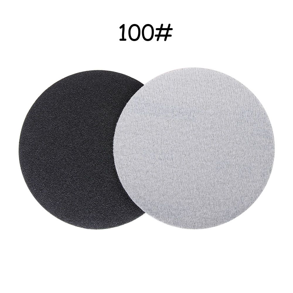 5/10/20Pcs Abrasive With Loop Wet or Dry Sandpaper Pads Sanding Disc 60 - 10000 Grit 5'' 125mm