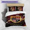 Southampton Football Printed 3 Pieces Bedding Set, Comfortable Skin Friendly Bedroom Duvet Cover Set
