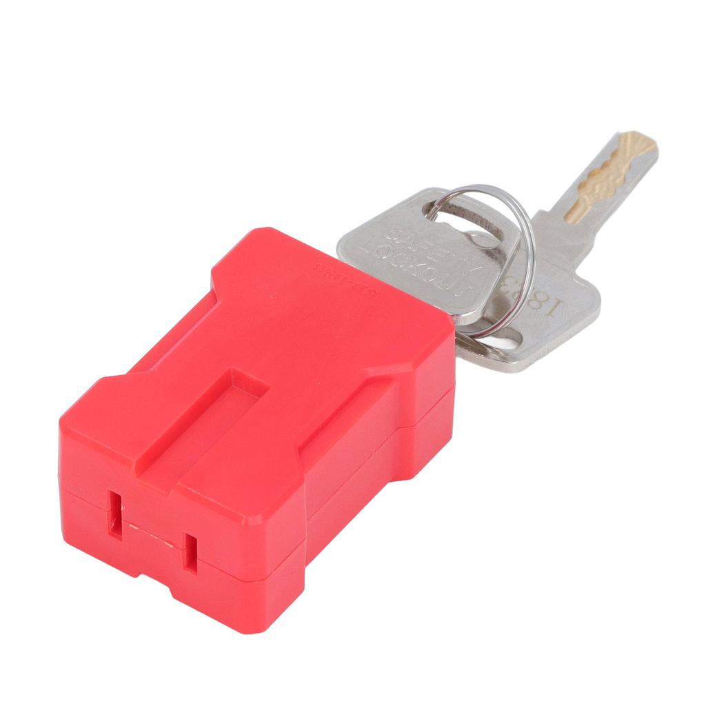 Electrical Safety Lock Energy Isolation Locking Plug Shutdown Lockout Device for 2 and 3 Prong Plugs