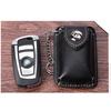Belt Wear Genuine Leather Smart Key Holder  Waist Car Key Holder Magnetic Buckle Small Key Bag