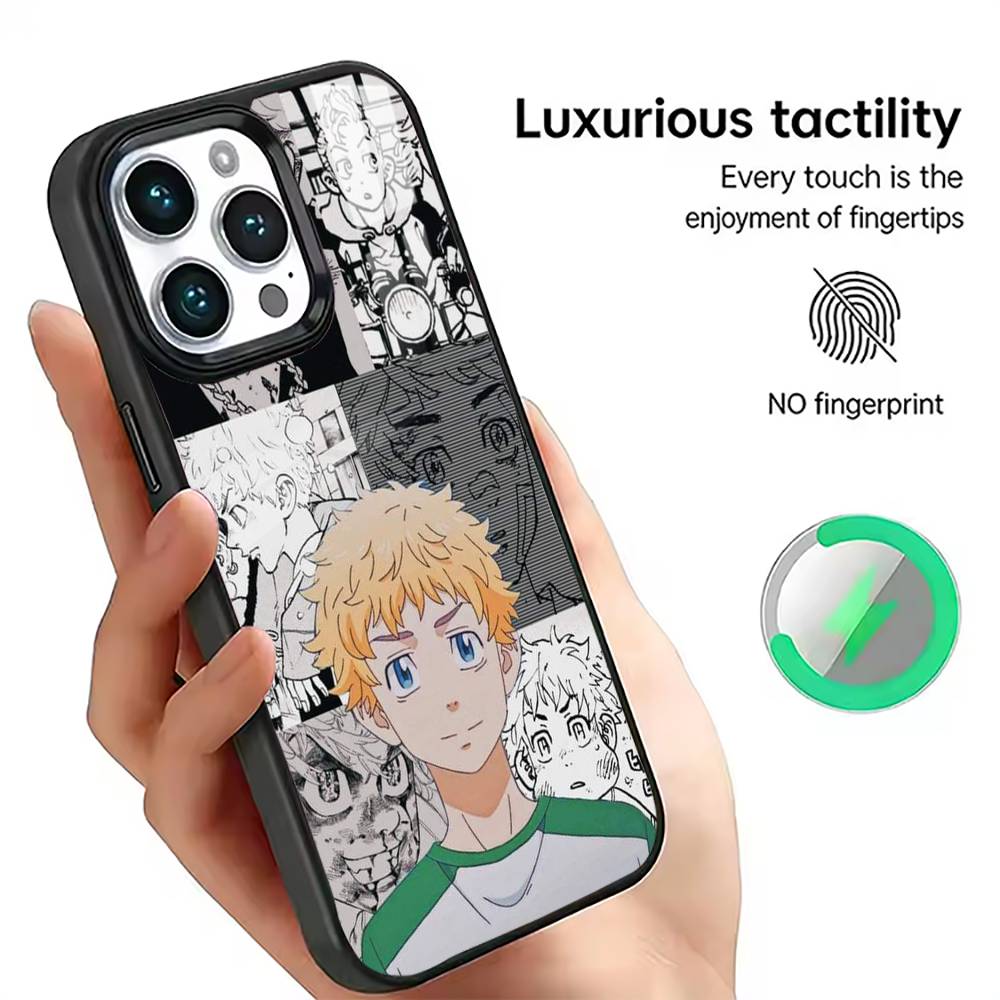 

Tokyo Revengers Takemichi Hanagaki Phone Case Magnetic with Magsafe Wireless Charging For iPhone17,16,15,14,13,12,11 Plus,Pro iPhone13PROMAX