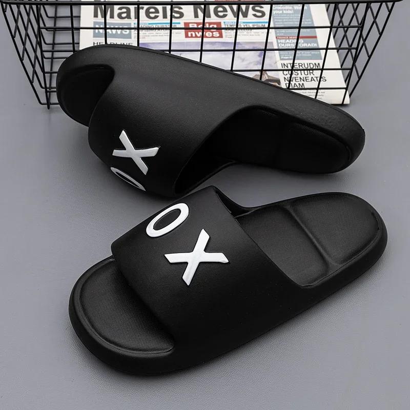 Nuove pantofole da uomo Sandali a fascia antiscivolo Piattaforma spessa morbida Scarpe da casa Uomo Interno Esterno Doccia Bagno Pantofola Scarpe casual