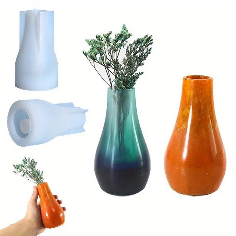 Diy Drip Mold Jade Net Vase Silicone Mold Home Accessories Ornament DIY Mold Vase Silicone Mold Jewelry Home Furnishing