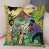 Federa Cuscino con Stampa Carlino Cartone Animato per Camera Bambini Casa Auto Divano Decorazione Adorabile Cane Animale Federa Cuscino Copricuscino Peluche 45x45cm