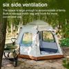 Açık Kamp Piknik Otomatik Hızlı Açık Çadır Su Geçirmez Güneş Işığına dayanıklı Çadır Aile Anında