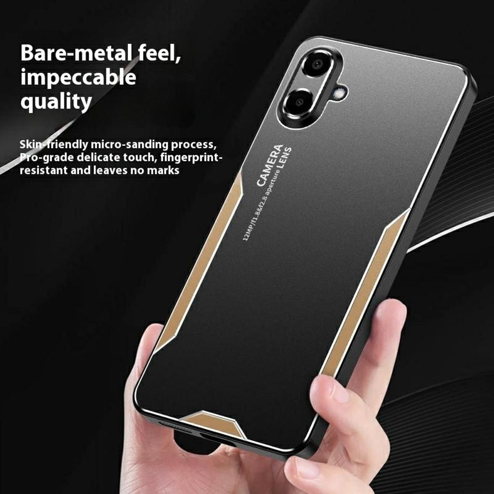 For Samsung Galaxy A07 4G Phone Case Aluminium Alloy TPU PC Back Cover