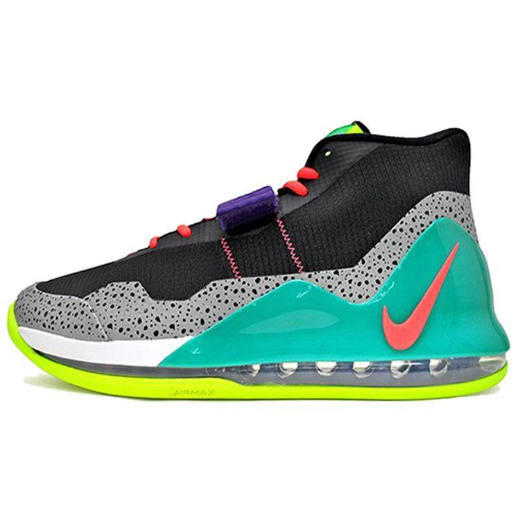 Nike Air Force Max EP Davis Anthony Lace-Up Non-Slip Wear-Resistant High-Top Basketball Shoes Men Sneaker Gray AR0975-005