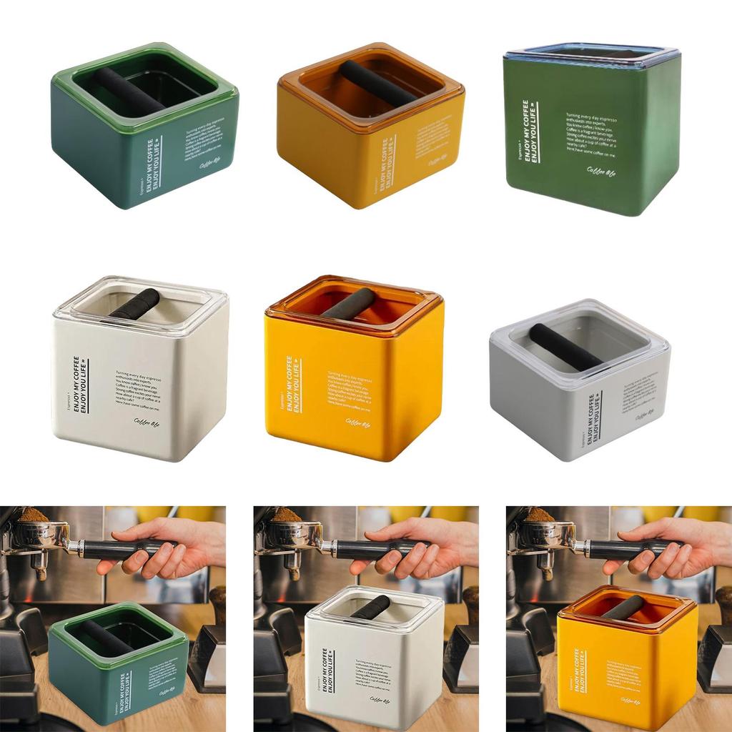 Coffee Knock Box Trash Can Espresso Knock Box for Hotel Restaurant Office