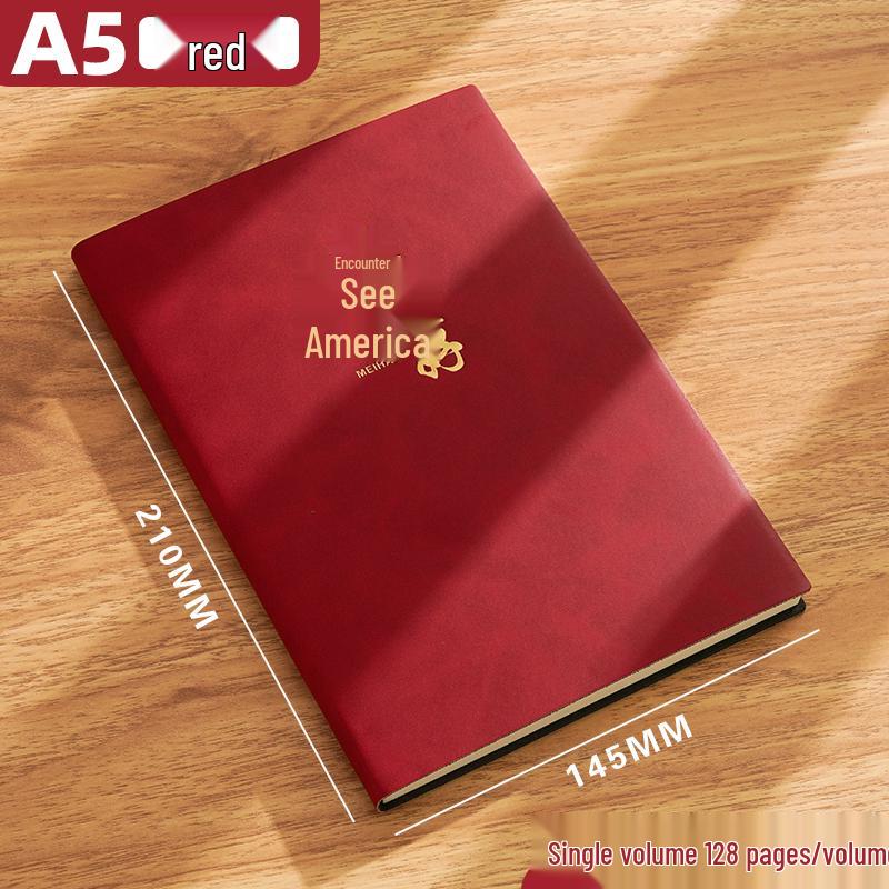 2025 A5 Business Notebook: Soft Leather Travel & Work Diary