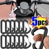 D Shape Plastic Carabiner D-Ring Key Chain Spring Buckle Hook Backpack Hook Keychain Water Bottle Buckle Outdoor Camping Parts