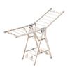 Adjustable Foldable Clothes Drying Rack for Indoor/Outdoor Use - Ideal for Bedroom, Balcony, and Baby Items.