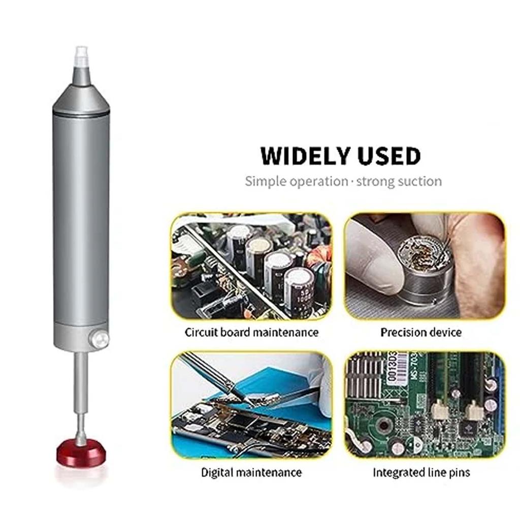 Desoldering Pump Suction Tin Gun Removal Vacuum Solder Iron Welding Repair Tool