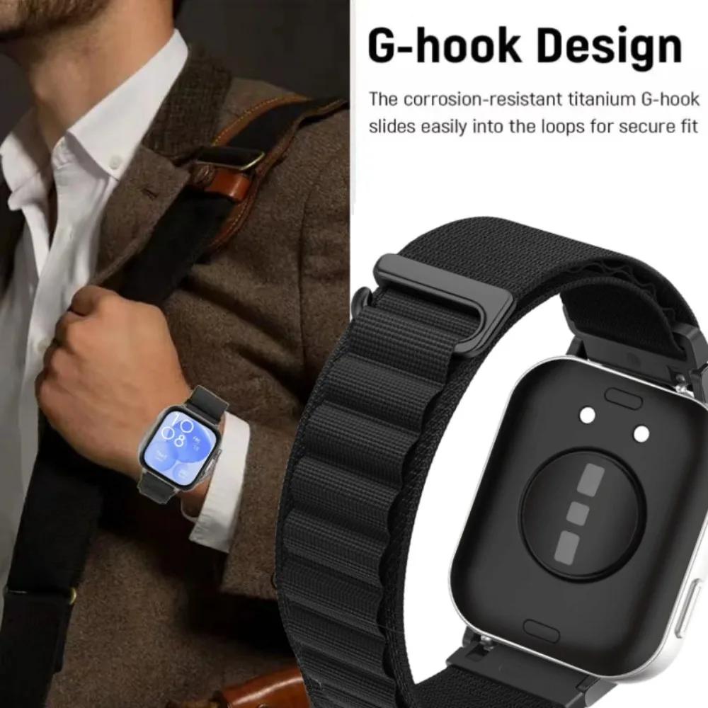 Alpine Loop Strap For Huawei Watch Fit 4/3 Nylon Adjustable Breathable Wristband For Huawei Watch Fit 4 Pro Bracelet Accessories